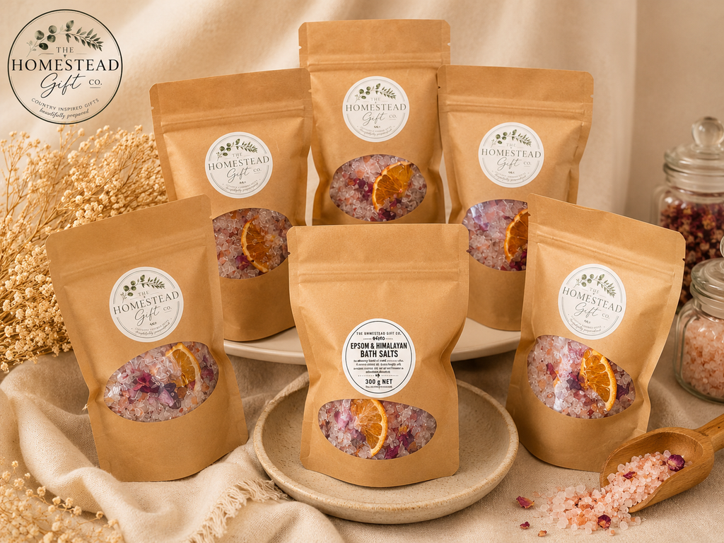 The Homesteads Botanical Bath Salts – Rose & Citrus
