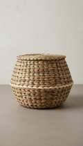Woven Seagrass Storage Basket With Handles