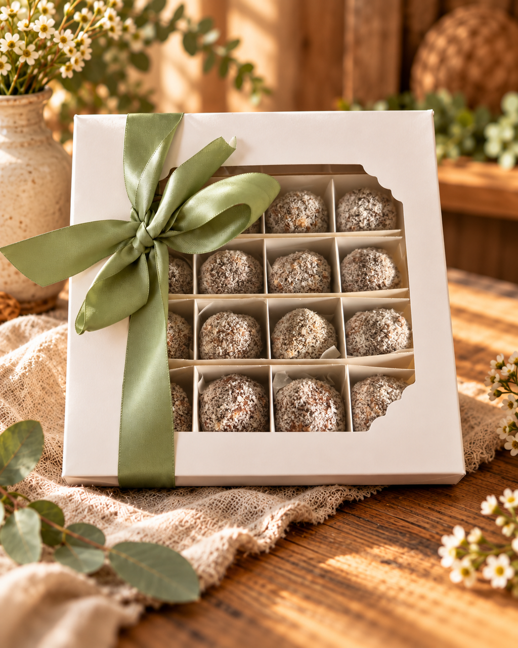 Homemade Rum Balls – Box of 16 (PRE-ORDER)