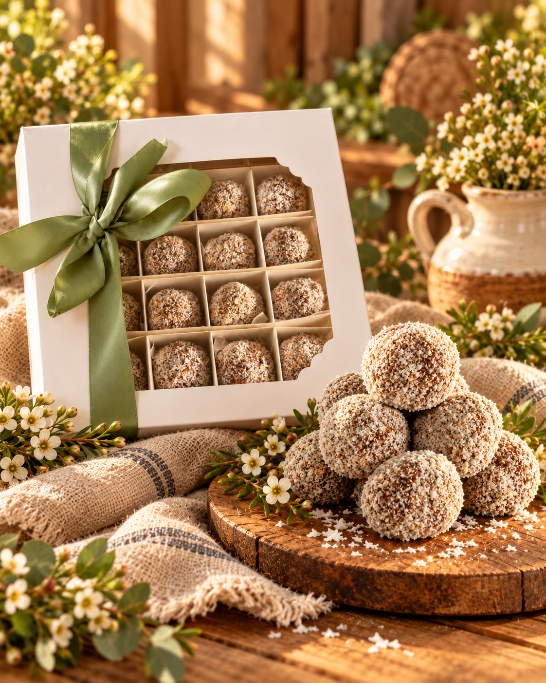 Homemade Rum Balls – Box of 16 (PRE-ORDER)